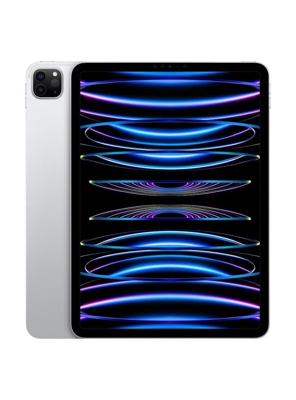 Restored Apple iPad Pro 11 4th Gen (2022) Silver 128 GB WI-FI (Refurbished)
