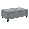 thumbnail image 2 of Corner Split Storage Bench Grey, 2 of 2