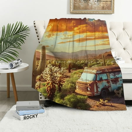 BCIIG Cactus Warm Lightweight Blanket Soft Fleece Throw Blanket Living Rooms Sofa Decor All Seasons Gift Blanket 40x50in BCIIG Cactus Warm Lightweight Blanket Soft Fleece Throw Blanket Living Rooms Sofa Decor All Seasons Gift Blanket 40x50in