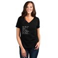 thumbnail image 2 of Soul Of A Gypsy Women's Fashion Relaxed V-Neck T-Shirt Tee Heather Black Small, 2 of 5