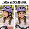 thumbnail image 2 of XJD Kids Bike Helmet Toddler Helmet Age 1-8 years old, Adjustable Skateboard Helmet for Boys Girls Lightweight Kids Helmet, Purple S, 2 of 11