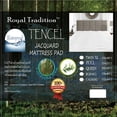 thumbnail image 3 of Waterproof Jacquard Mattress Topper Lyocell from Eucalyptus Tencel - Queen, 3 of 3