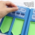 thumbnail image 4 of Bandeja de pintura de diamante Organizador de taladro con punta de esponja Bandeja de almacenamiento de pintura de diamante plegable, Azul 3 Methold HA002933-04, 4 of 6