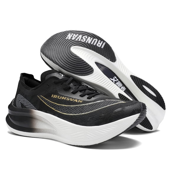 Tennis de Carrera Profesionales IRUNSVAN HEAT 1.0 para Hombre - Placa de Carbono, Ultra Ligeras con Amortiguación y Soporte Estable para Maratón