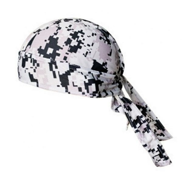 Stibadium Cooling Helmet Liner Do Rag Head Bandana Wrap for Men Biker Skull Cap for