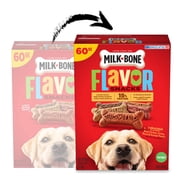 Milk Bone Flavor Snacks Large Dog Biscuits, Flavored Crunchy Dog Treats, 60 oz