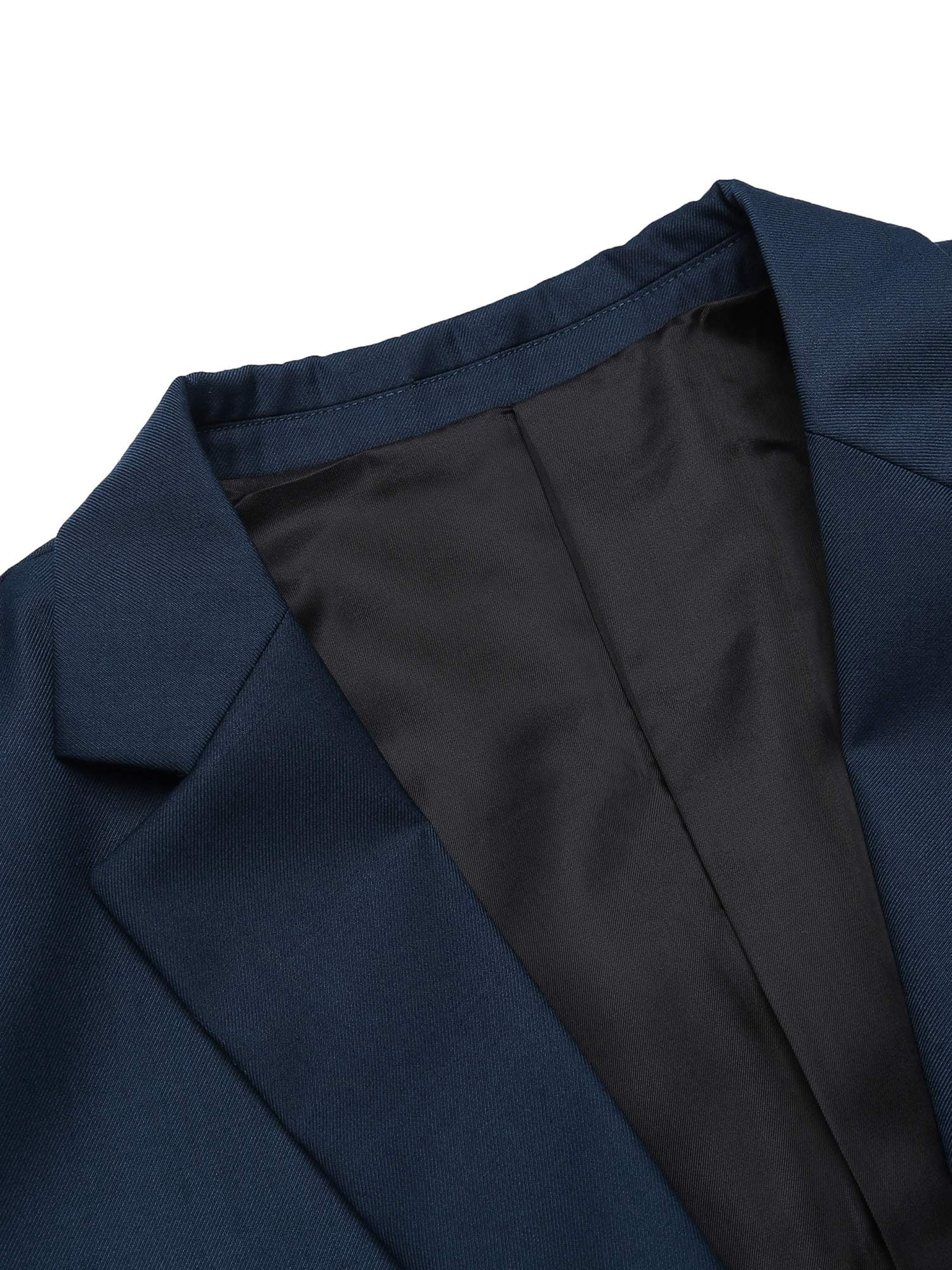 COOFANDY Mens Black Sport Coat Business Suit Jacket Casual One Button Blazer Lightweight Dress Jackets (Black XXXL)