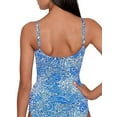 thumbnail image 3 of Lauren Ralph Lauren Womens Printed Underwire Tankini Swim Top, 3 of 4