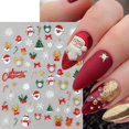 thumbnail image 2 of Pegatinas navideñas para uñas Quezadyl, 6 unidades, autoadhesivas en 3D, 2 of 9