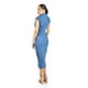 thumbnail image 3 of Vestido denim sin manga Roman Fashion /Juvenil, 14356 (Mezclilla tono medio) azul CH, 3 of 4