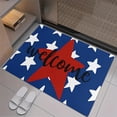 thumbnail image 5 of Vintage Patriotic Non-Slip Outdoor Rug, American Flag Doormat for Porch 4th of July Decoration, 5 of 6