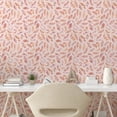 thumbnail image 2 of Ambesonne Feathers Peel & Stick Wallpaper for Home, Ethnic Boho Fuzz Pattern, 13"x100", Dried Rose Blush Peach, 2 of 5