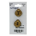 thumbnail image 1 of LA VOGUE Buttons, Natural Material - 2 pieces, 23mm (7/8in), 1 of 4