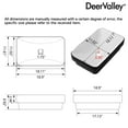 thumbnail image 4 of DV-1V0233 DeerValley Ally 19'' x 12'' Semi-Recessed Vessel Sink Rectangular Above Counter Basin Drop in Bathroom Sink, 4 of 11