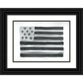 thumbnail image 1 of Shamp, Cindy 18x14 Black Ornate Wood Framed with Double Matting Museum Art Print Titled - Flag II, 1 of 4