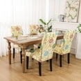 thumbnail image 3 of Touchbetter Chair Covers for Dining Room Set of 6, Stretch Pattern Dining Chair Cover Washable Kitchen Chair Slipcovers Removable Seat Protector Covers for Home Party Wedding Ceremony, 3 of 8