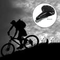 thumbnail image 4 of Asiento de sillín de cuero de ciclo de bicicleta retro Asiento cómodo Negro Sunnimix Sillín de bicicleta retro, 4 of 8
