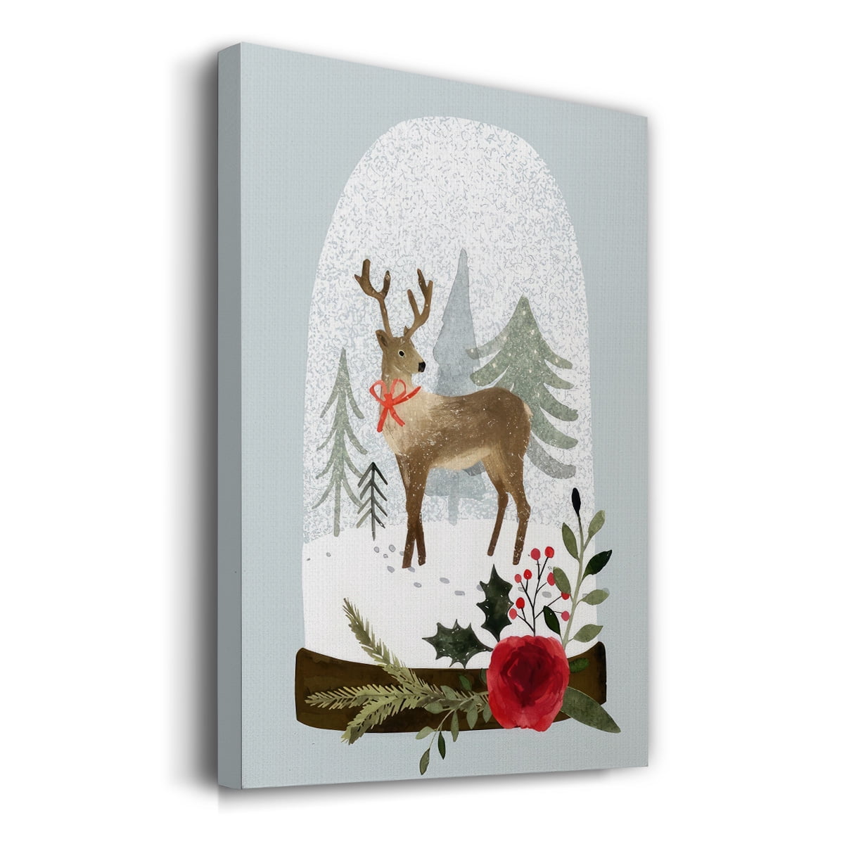 Snow Globe Village III- Gallery Wrapped Canvas