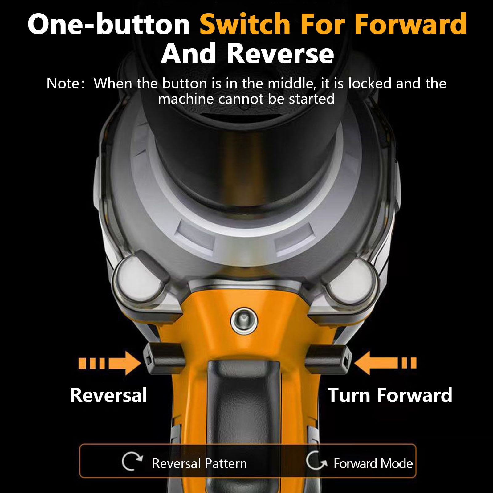 Gijjgole Cordless Impact Wrench, (300N.m) Brushless 1/2 inch Impact Gun, 3000RPM High Torque Impact Gun with 6.0 Ah Battery, Charger, 4 Sockets, Electric Impact Wrench for Car Home, Father's Day gift