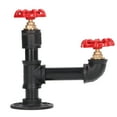 thumbnail image 4 of Heavy Duty Rustic Clothes Holder, Industrial Pipe Coat Hook Rack Multipurpose Reduce Clutter  For Home And Office For Hat Robe Towel Type C, 4 of 8