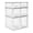 2 Lg, 2 Md, 2 Sm, variant on Sorbus XL Clear Pull-Out Storage Bin Set, 4 Stackable Drawers for Vanity and Under-Sink Areas