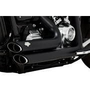 Vance & Hines Shortshots Staggered Matte Black Exhaust System (47335)