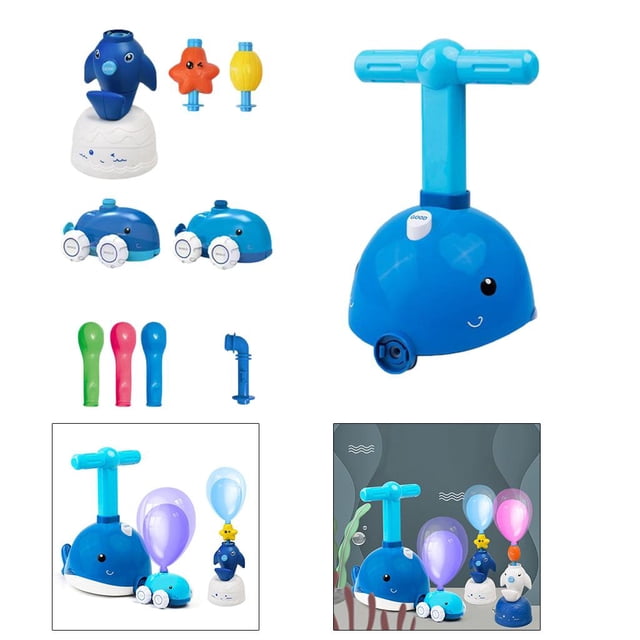 Juguete con globo para , coche con globo, juguete lanzador de globo, unidad de globo , coche de lanzamiento con globo, globo lanzador Hugo Juguetes de iluminación para niños