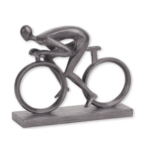 Bits and Pieces 6-3/4" Bicycle Polyresin Statue