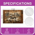 thumbnail image 2 of Erosebridal 3D Bear Place Mats Set of 4 for in Door Dinning, Rustic Farmhouse Table Place Mats for in Door Dining, Woodland Wildlife Decor, 2 of 4