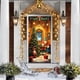 thumbnail image 5 of Decoraciones de Navidad Cubierta de Puerta de Navidad de 35 X 72 Pulgadas Cortina de Puerta de Navidad Decoración de Puerta Y Pared Del Día de Navidad Decoración de Fiesta de Vacaciones Decoraciones D, 5 of 6