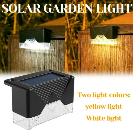 

Mittory Solar Power PIR Motion Sensor Wall Light Outdoor Garden Lamp Waterproof 4pc Trendy A B #729