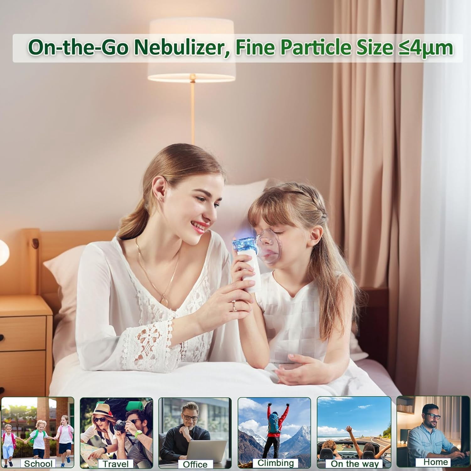 Portable Machine for Adults and Kids Travel and Household Use, Handheld Mesh Parts
