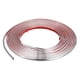 thumbnail image 1 of Flexible Moldura Adorno Auto Adhesivo, 16.4 Pies x 0.31 Pulgadas Pelar y Pegar Metálico Espejo Marco, PVC Metal Moldura Adorno para Hogar Decoración (Plateado), 1 of 7