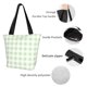thumbnail image 4 of Disketp Green Checkboard for Women’s Casual Shoulder Tote Bag Cross-body Handbags for Shopping, Travel and Daily Use, 4 of 6