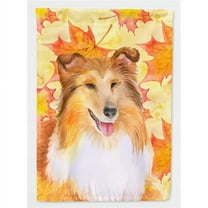 Sheltie Fall Flag - Garden Size