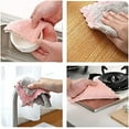 thumbnail image 5 of 10 Pack Kitchen Cloth, Microfiber Dish Towels Washcloths, Super Absorbent Coral Velvet Dishtowels, Premium Cleaning Cloths,Non-Stick Oil Quick Dry Dish Towels, Soft Tea Towels, Table Cleaning Cloths., 5 of 7