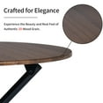 thumbnail image 4 of Homy Casa 31.5" Round Conference Table, Elegant Functional Design for Modern Offices Meeting Rooms, Espresso, 4 of 5