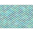 thumbnail image 1 of Ahgly Company Indoor Rectangle Patterned Light Aquamarine Green Area Rugs, 6' x 9', 1 of 6