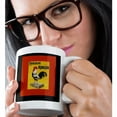 thumbnail image 2 of 3drose, Image of French Rooster Selling Chocolate in Black Red and Yellow, 11oz Magic Transforming Mug, 2 of 7