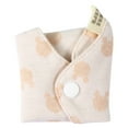 thumbnail image 3 of HLONK 5pcs Reusable Cloth Menstrual Pads Washable Cotton Lady Liner, 3 of 6