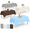 Beige Light Blue Coffee Cow Print-12, variant on Cowgirl Pink 12 Pack Disposable Rectangle Plastic Tablecloths 54 x 108 Inch