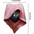 thumbnail image 2 of Estatuilla de gato de bruja negra para Halloween, gato misterioso con una capa - Decoración para colgar en la pared oso de fresa Electrónica, 2 of 5