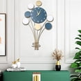 thumbnail image 2 of Miumaeov Luxury Modern Wall Clock Silent Large Home Office 3D Metal Clock Battery Power, 2 of 7