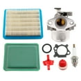 thumbnail image 2 of Carburetor Air Filter Kit for Craftsman 247.370370 Lawn Mower Platinum 7.25 190cc Engine Spark Plug Gasket Primer Bulb, 2 of 8