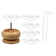 thumbnail image 1 of Porta cuentas de madera, ensartador de cuentas, cuencos para ensartar cuentas, herramienta para hacer joyas Aguja de ojo grande, 1 of 9