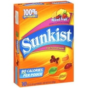 General Mills Sunkist Fruit Flavored Snacks, 10 ea