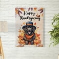 thumbnail image 2 of Happy Thanksgiving Newfoundland Welcome Thankful Fall Autumn Pumpkin Vertical Matte Canvas Poster Newfie Dog Lover Gifts Wall Art Home Decor - 02021, 2 of 5