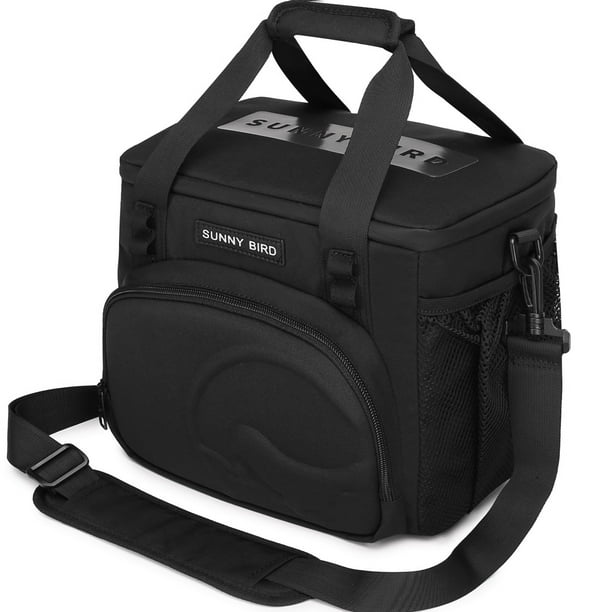 Bolsa Térmica para Almuerzo SUNNY BIRD 12L Capacidad para 18 Latas Negro
