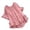 Pink Shirts, variant on Women Blouses Summer Clothing Button Back Ruffled Trim Blouse Casual Short Sleeve Blouse O-Neck Solid Color Classic Female Back To School Tops