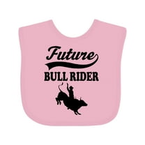 Inktastic Future Bull Rider Rodeo Riding Boys Baby Bib